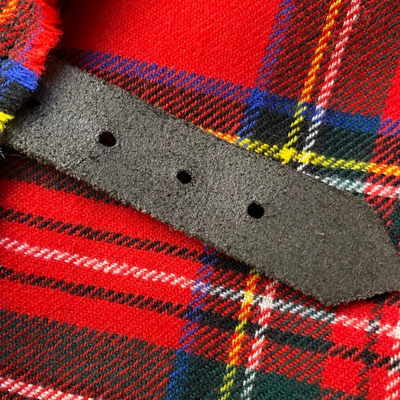 The Scotch House Wool Plaid Warp Skirt - Picture 5 of 16